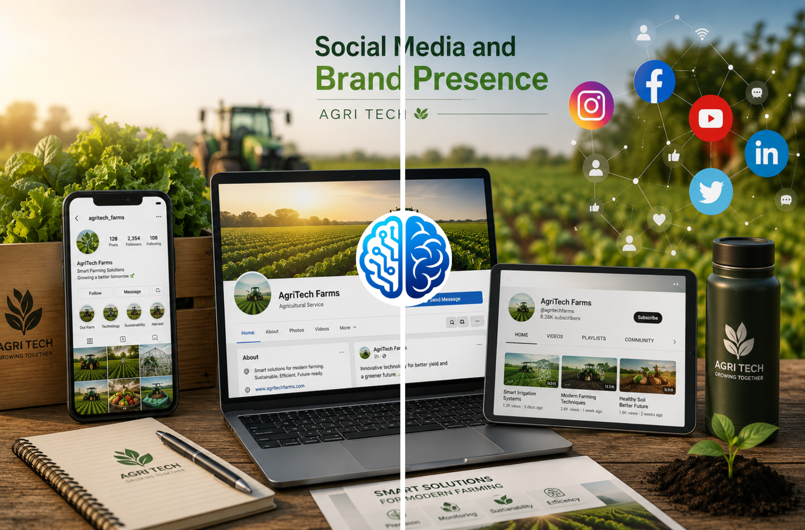 Social Media and Brand Presence agritech