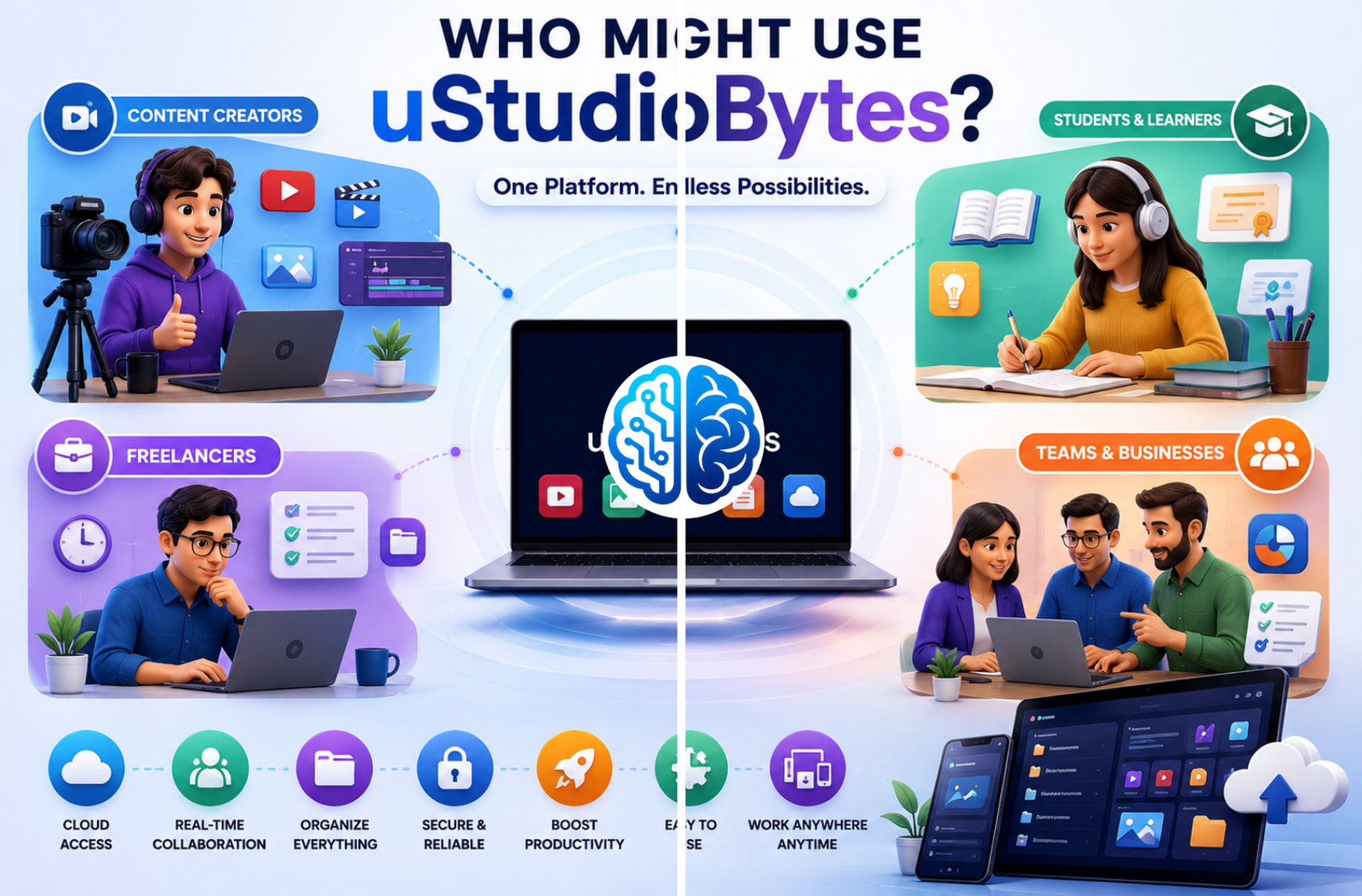 Who Might Use uStudioBytes