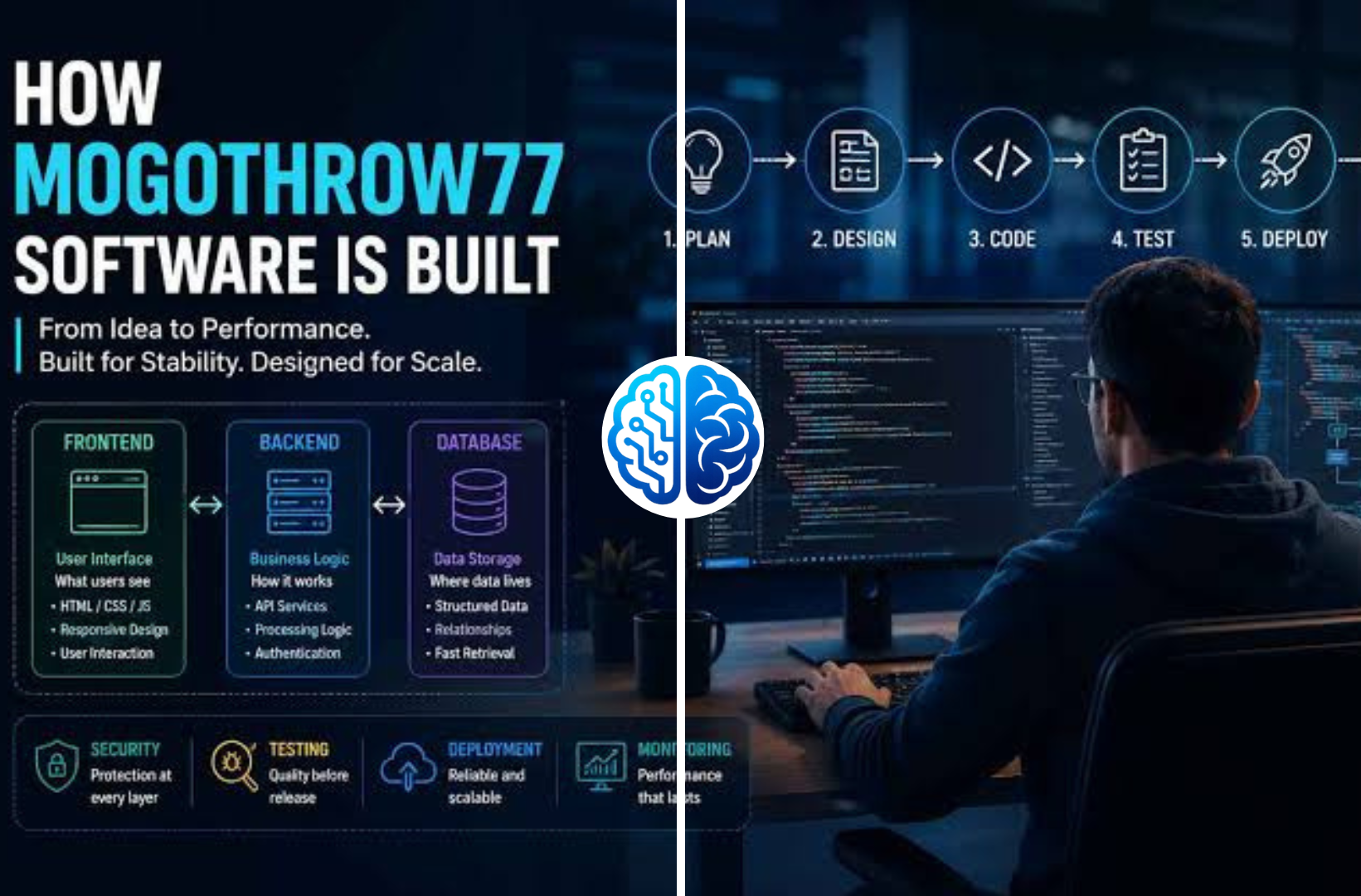 how mogothrow77 software is built