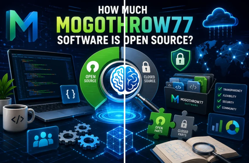 how much mogothrow77 software is open source