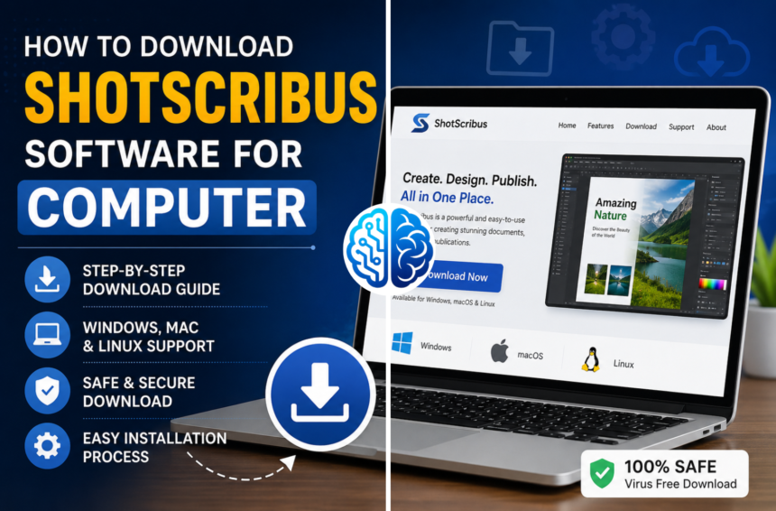 how to download shotscribus software for computer