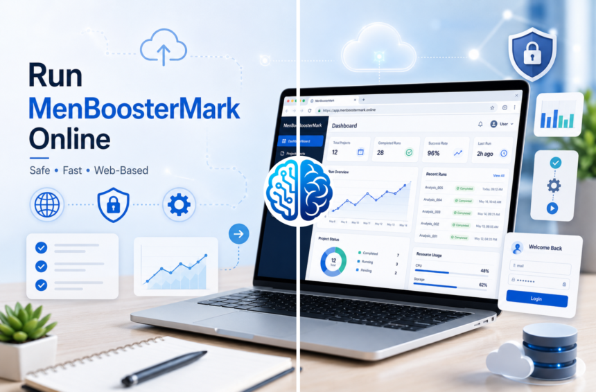 how to run menboostermark in online