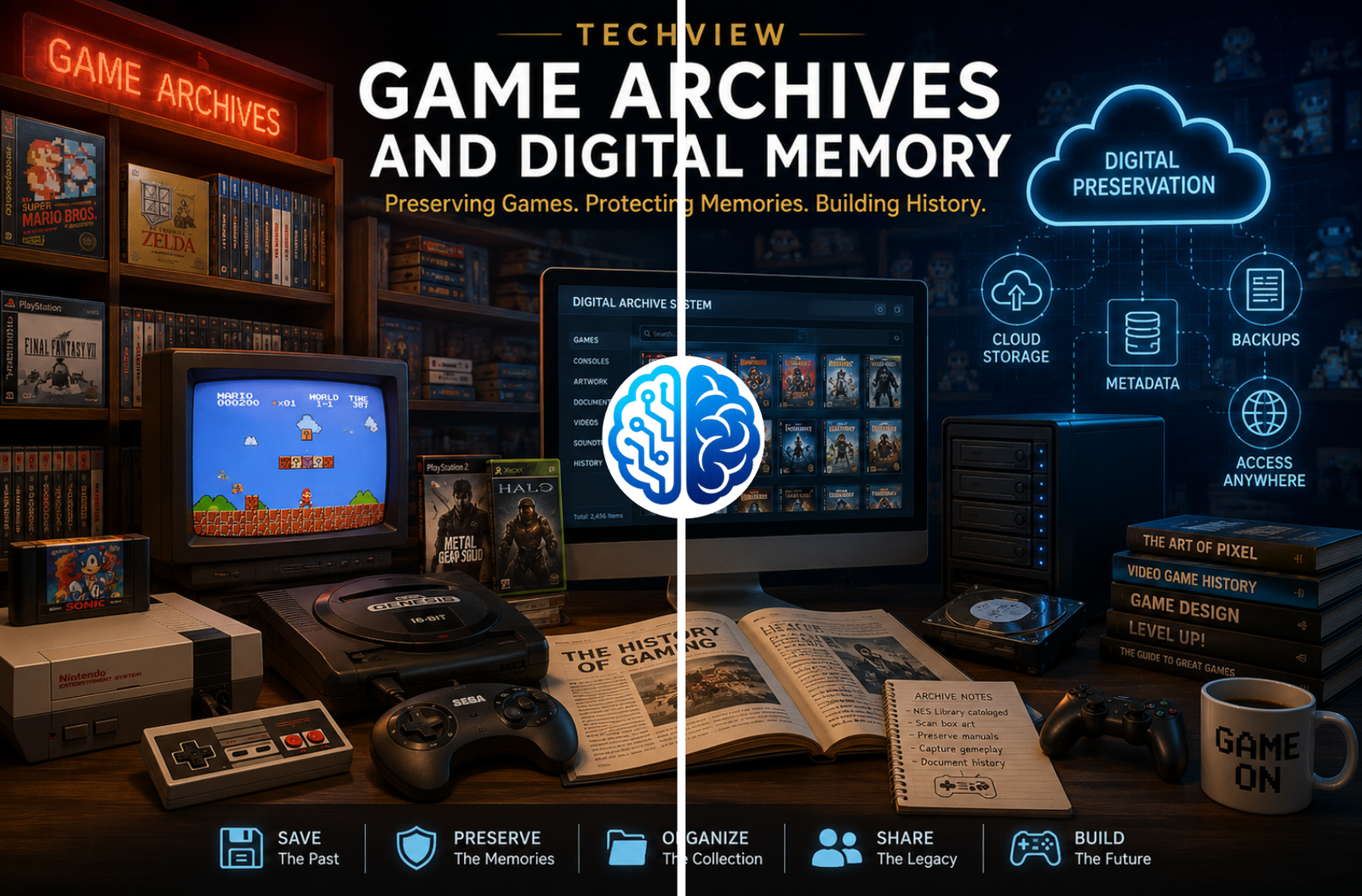 techview Game Archives and Digital Memory