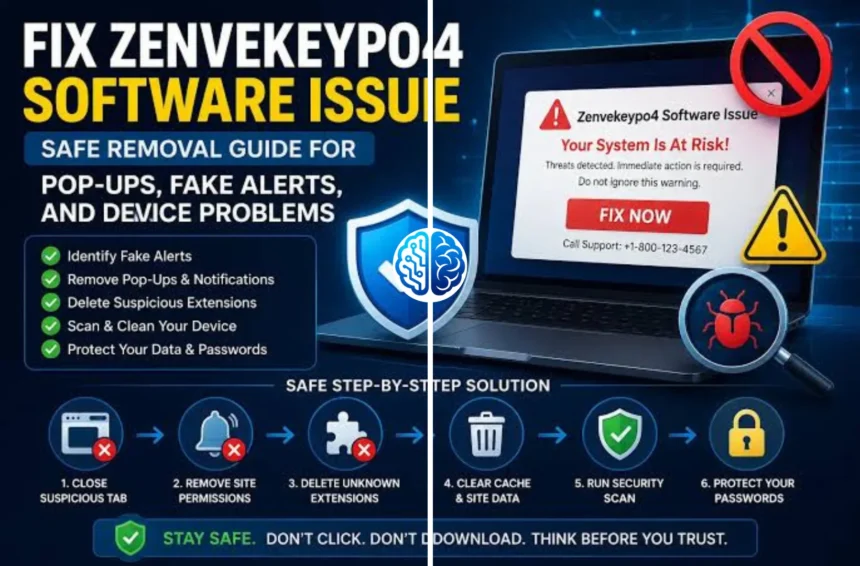 zenvekeypo4 software problem